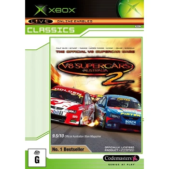 Codemasters V8 Supercars Australia 2 Classics Refurbished Xbox Game